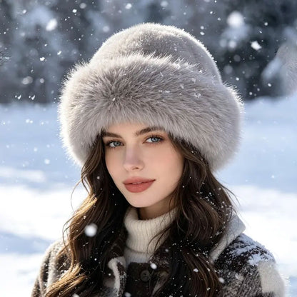 Women's Teddy Sherpa Bucket Hat - Ultra Soft Wide Brim Thermal Fisherman Cap