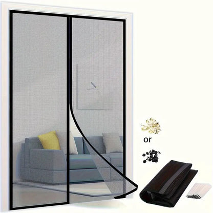 Magnetic Screen Door – Automatic Close, Keeps Bugs Out, Pet & Kid Friendly