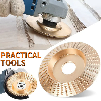 3PCS Wood Carving Disc Set for 4" or 4 1/2" Angle Grinder with 5/8" Arbor