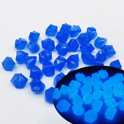 300Pcs Outdoor Luminous Stones Outdoor Yard Lawn Path Pebbles for Aquarium Fish Tank Decor