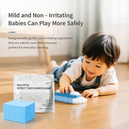 100Pcs Floor Cleaning Tablets Multi-Surface Antibacterial Cleaner