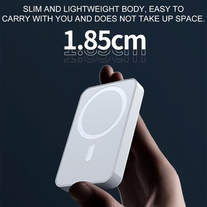 10,000mAh Mini Magnetic Power Bank – Compact MagSafe Wireless Charger with 20W Super Fast Charging