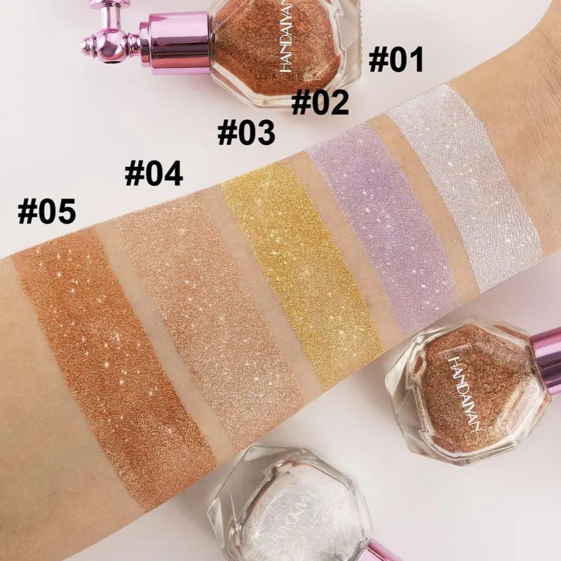 Glitter Highlighter Spray Natural Skin Tone Radiant Finish Face-Body Highlighter