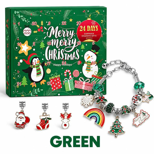 24-Day Christmas DIY Craft Bead Charms Kit