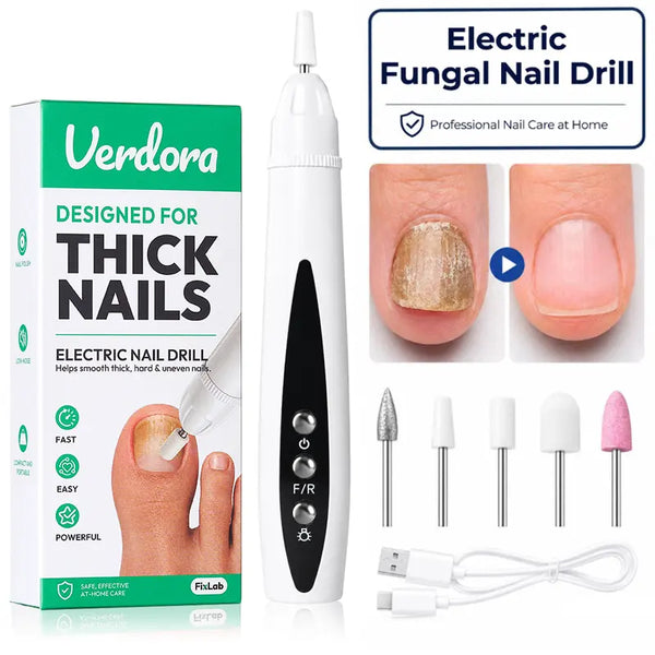 Electric Nail Drill for Thick Nails, Cordless Efiles for fungal Nails Lightweight