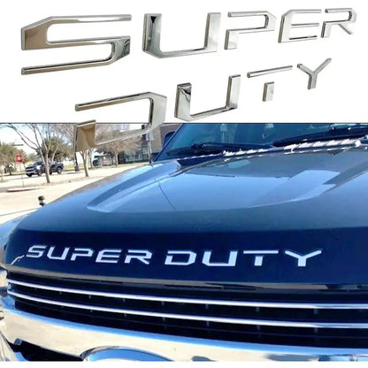 For 2017- 2022 Models ONLY!3D Raised Super Duty Insert Letter Emblem Decal