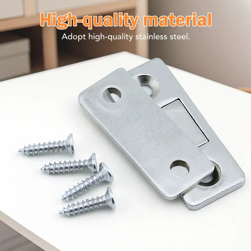 10 Counts Cabinet Magnetic Catch without Punching, Versatile for Cabinets, Drawers & Windows