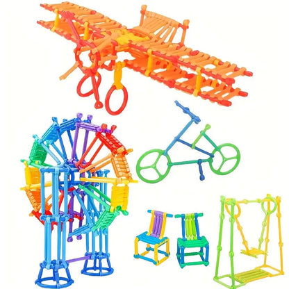 200pcs/set Random Color & Shape Magic Wand Building Block Set