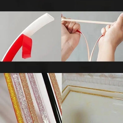 6M Self-Adhesive Caulk Strip, Waterproof & Mildewproof Sealing Tape