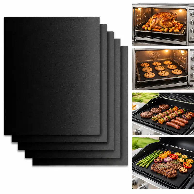 Oven Liners for Bottom of Oven, Sheet Pan Liner Teflon, Heavy-Duty Non-Stick Reusable