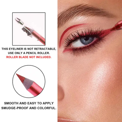 12Pcs Multi-Function Matte & Metallic Glitter Eyeliner Set