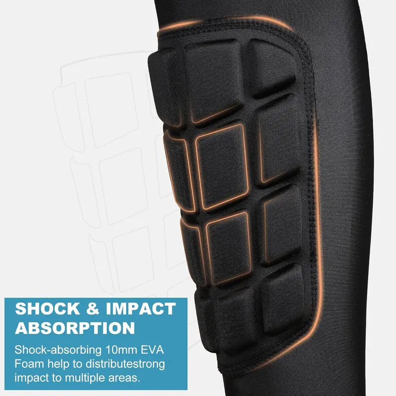 1 Pair Sports & Work Knee Pads with Shin & Calf Guards for Construction