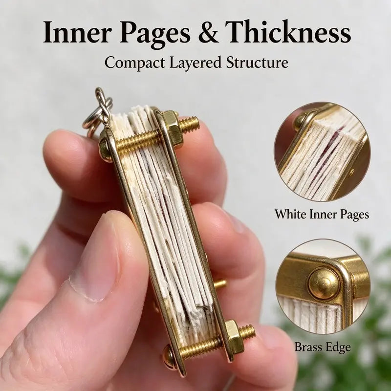 Mini Compact Flower Press for Crafters, Handmade 1-Piece Flower Press