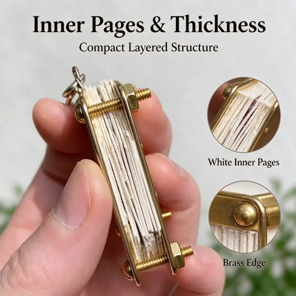 Mini Compact Flower Press for Crafters, Handmade 1-Piece Flower Press