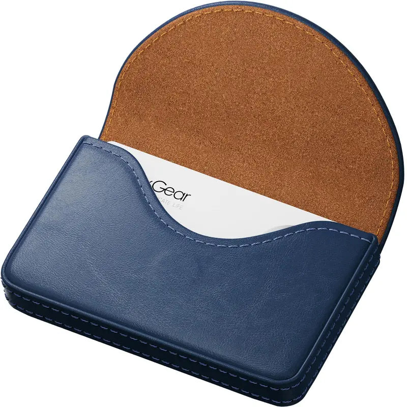 Leather Business Card Holder Walle for Men or Women