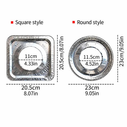 Disposable Stove Burner Protector, Aluminum Foil Stove Burner Protector