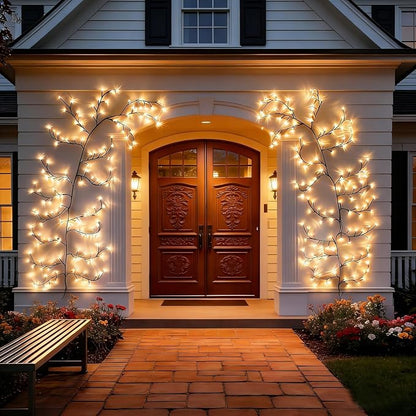 LED Tree Branch Lights for Wall 5.25 FT 72 LEDs Cherry Blossom Lights