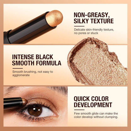 8 Color Waterproof Dual-Ended Eyeshadow Stick Set