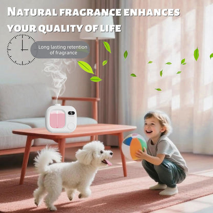 Waterless Essential Oil Diffuser Portable Cordless Aromatherapy Scent Machine with 5 Mist Modes