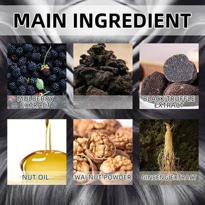 Hair Dye Cream Comb with Natural Plant Extract, Root Touch Up Hair Color, Ammonia Free