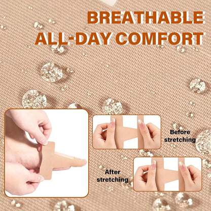 20Pcs Pre-Cut Bunion Support Tape, Elastic Breathable Latex-Free Kinesiology Tape