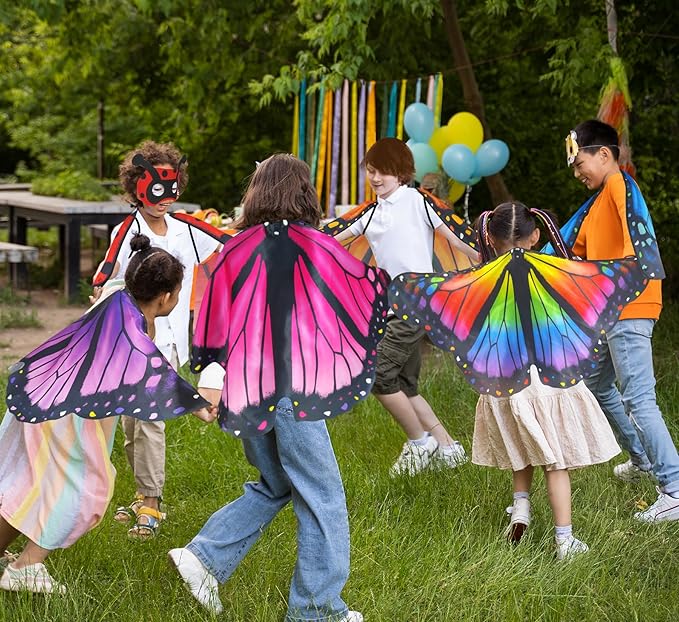Children's Butterfly Wing Cape — Halloween Stage Performance Costume