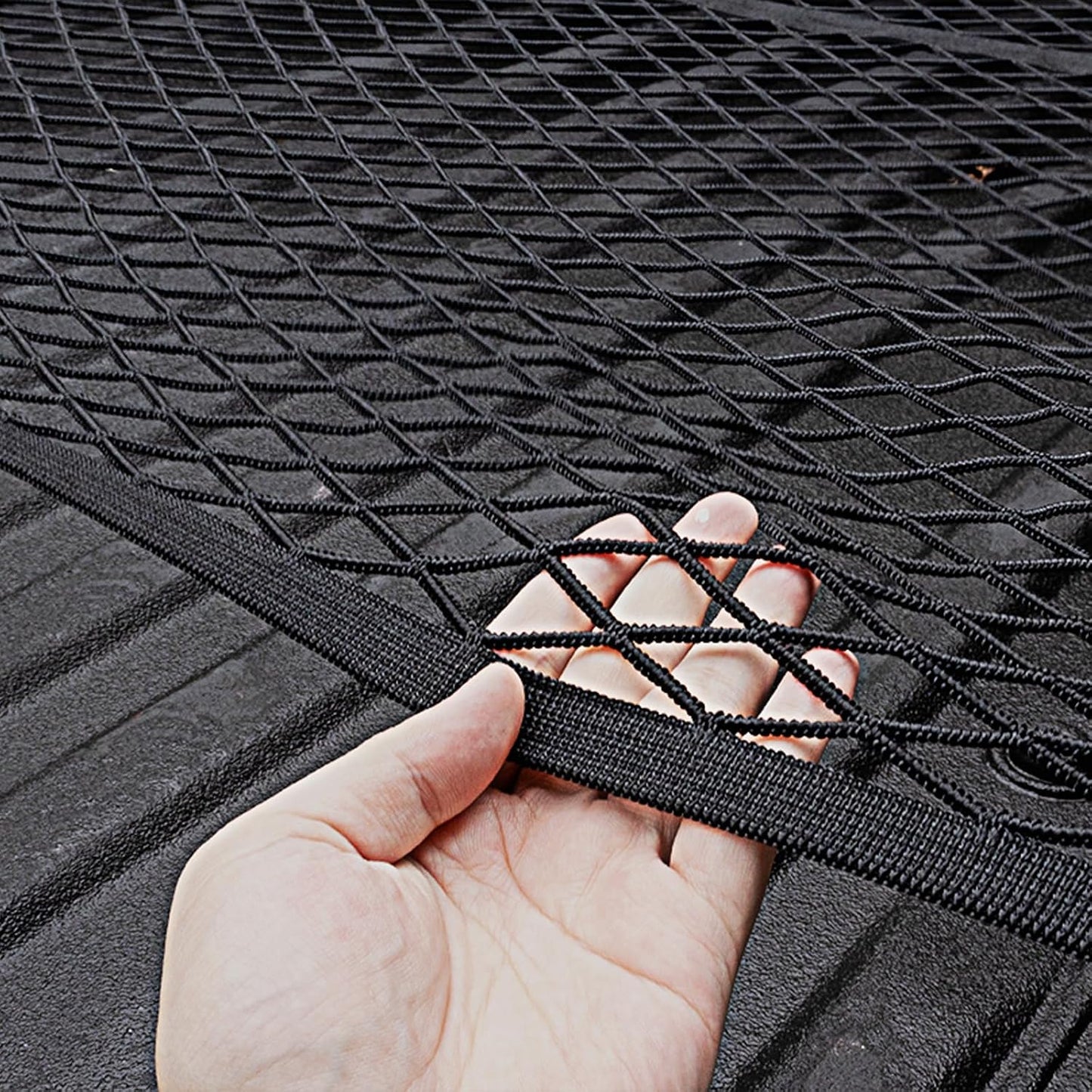 Highly Elastic Cargo Net, Simple Truck Bed Cargo Mesh Organizer