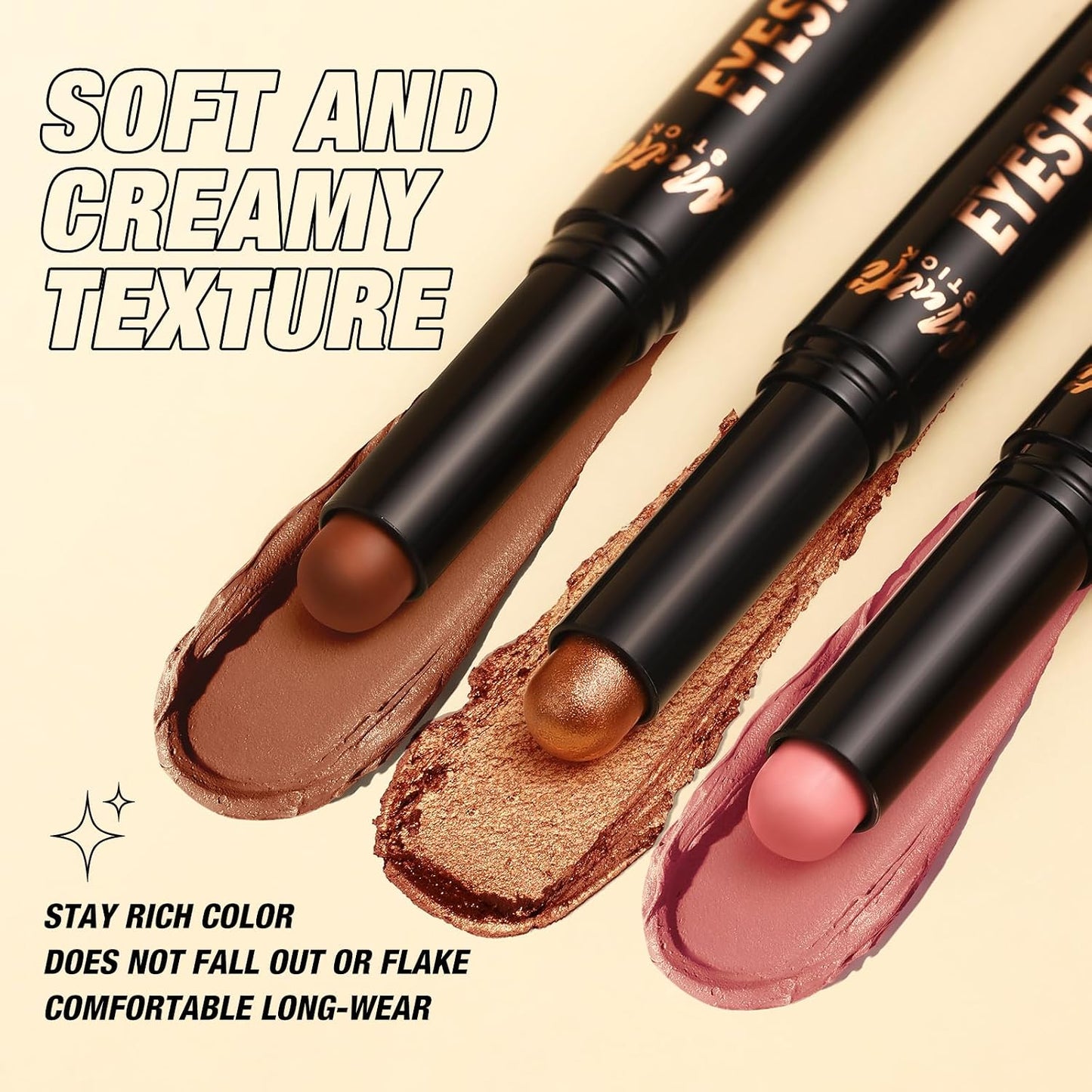 8 Color Waterproof Dual-Ended Eyeshadow Stick Set