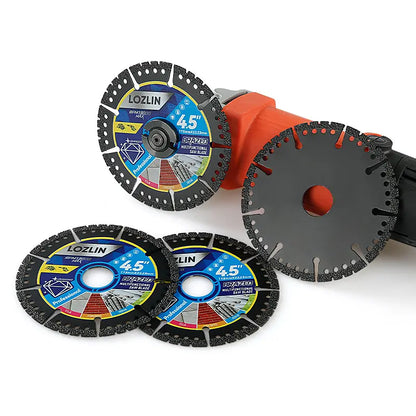 3 Pack 4.5" Diamond Multi-Purpose Saw Blade 115mm