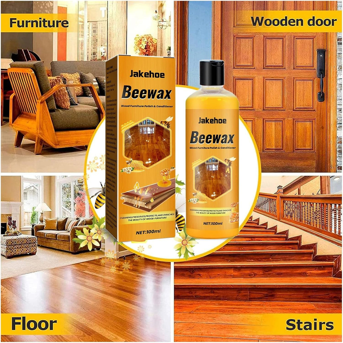 Beeswax Wood Furniture Polish & Conditioner, Natural Oil for Furniture Care