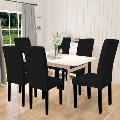 100% Waterproof Dining Room Chair Cover , Stretch Jacquard Parson Chair Slipcover