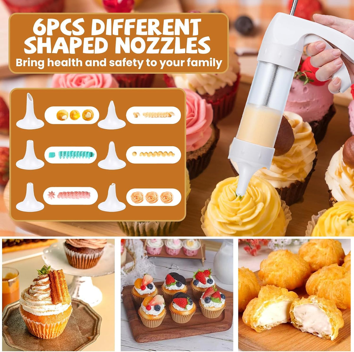 Cookie Press Kit, Spritz Cookie Press, Cookies Maker
