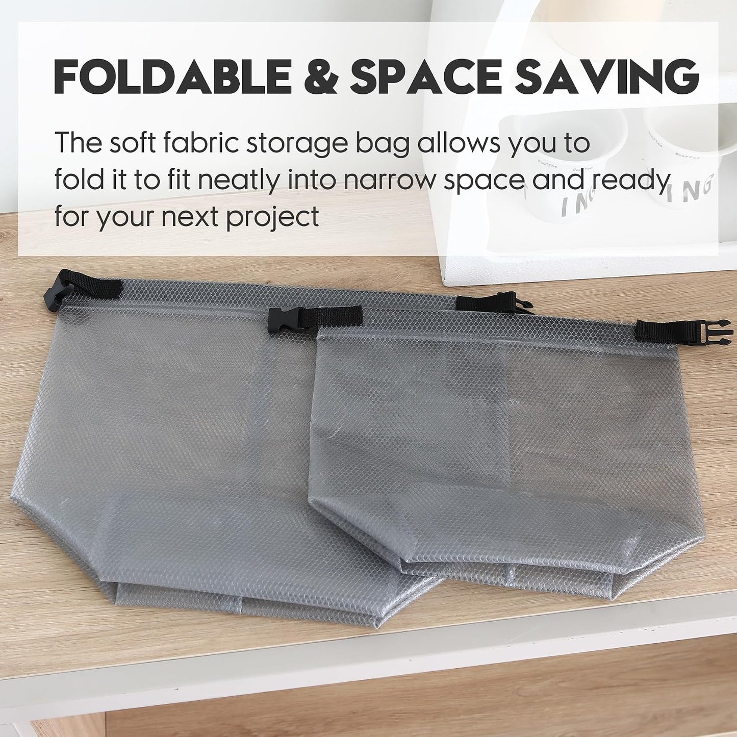 2-Pack Waterproof Travel Toiletry Bag, Makeup Organizer & Storage Pouch