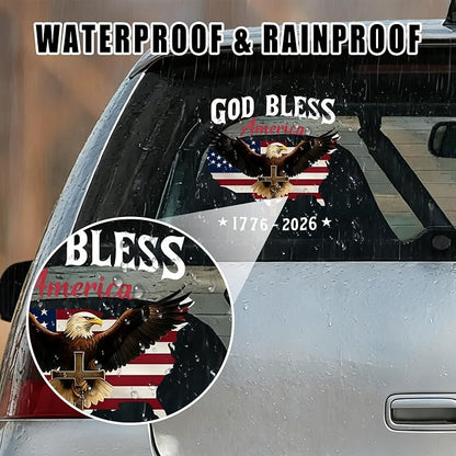 5PCS God Bless 1776-2026 America 250th Anniversary Stickers