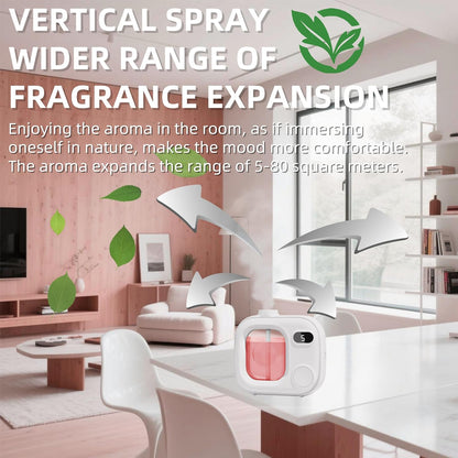 Waterless Essential Oil Diffuser Portable Cordless Aromatherapy Scent Machine with 5 Mist Modes