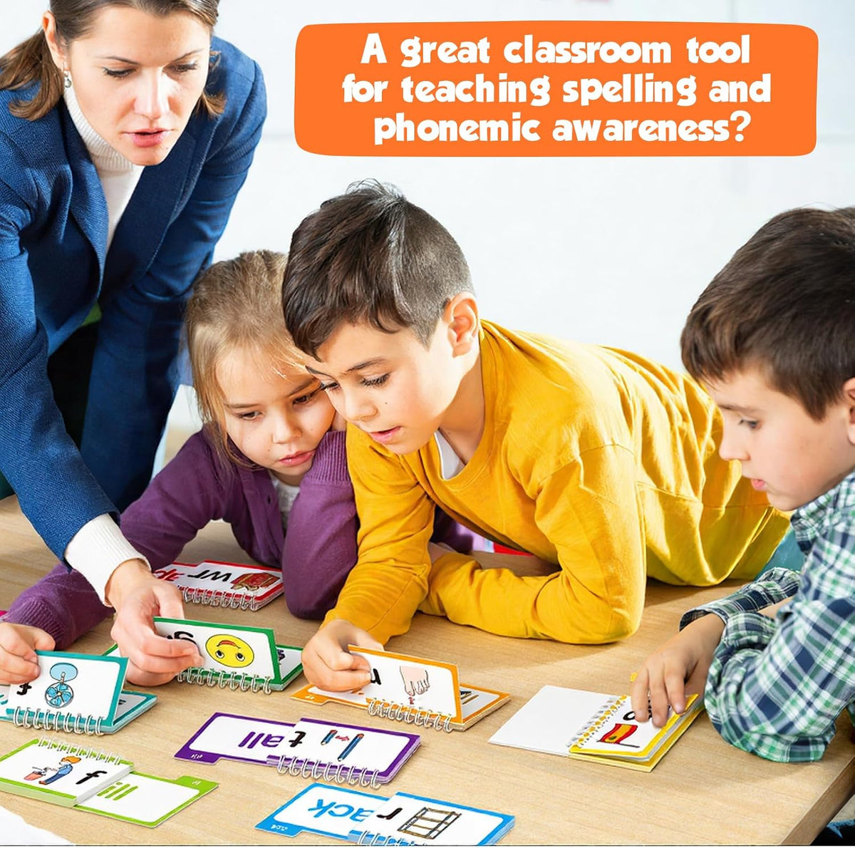 30 Pages Read and Rhyme Books, Phonics Flash Cards