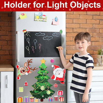 Christmas Refrigerator Magnets DIY Fridge Santa Reindeer Snowman