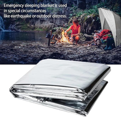 4 Pack Emergency Foil Blanket Survival Thermal Mylar Reflective Blankets