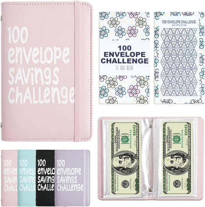 100 Days Money Saving Challenge Coin Envelope Budget Book, Good Habit of Saving Money