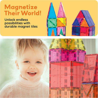 Magnetic 3D Blocks Construction Playboards