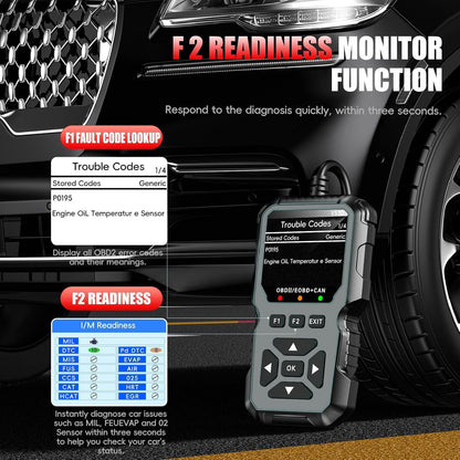 OBD2 Code Reader Enhanced OBD2 Scanner, Car Diagnostic Tool for EOBD Cars