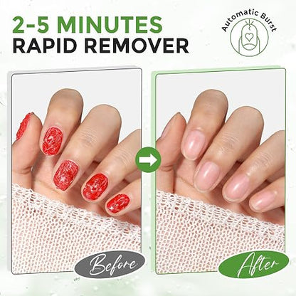 2PCS Gel Nail Polish Remover No Need Soaking or Wrapping Easy And Quick