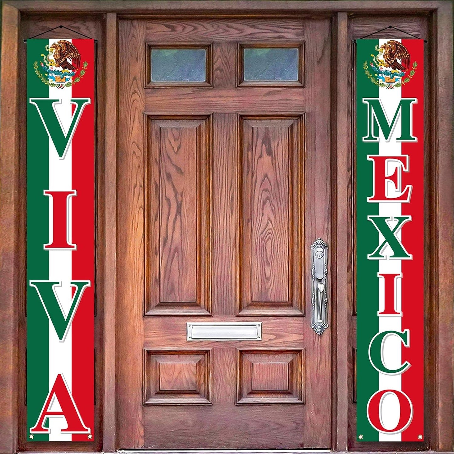 Viva Mexico Front Door Banner Mexican Independence Day Decoration September 16th