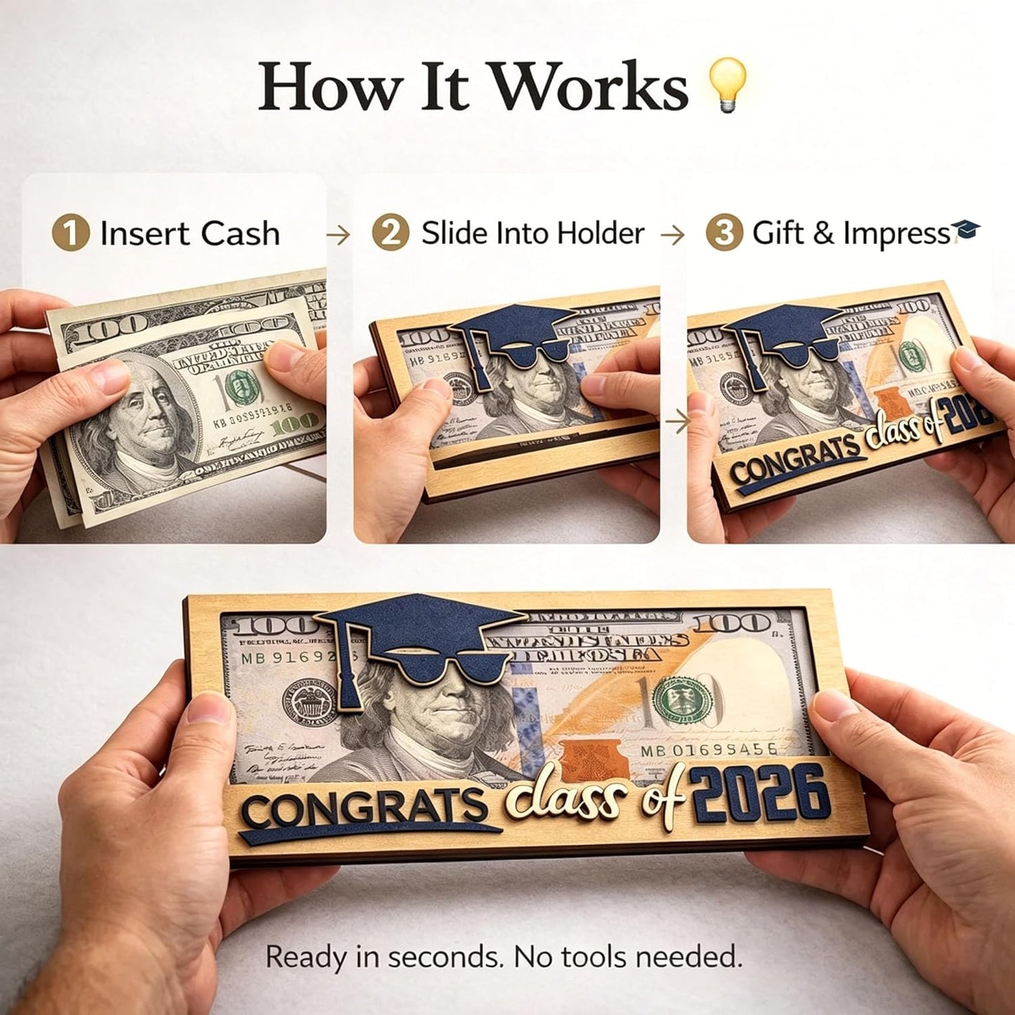 Sunglasses Graduation 2026 Money Holder