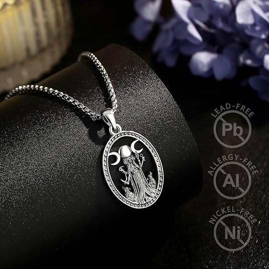 March Goddess Hecate necklace Hecate Goddess Protection Design Accessories