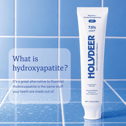 Nano-Hydroxyapatite Toothpaste, Mint, 7.5% nHAP, Fluoride-Free