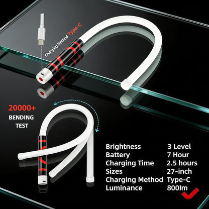 Flexible LED Light Stick | 27" Rechargeable Bendable Flashlight
