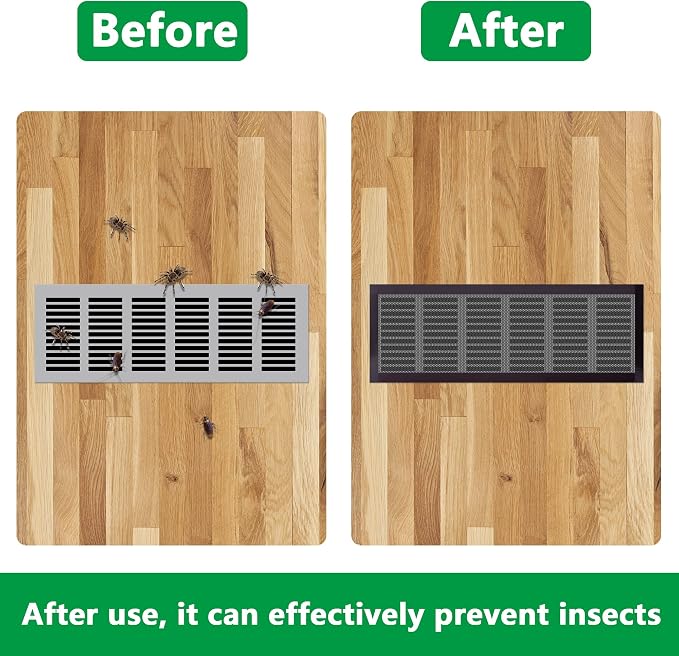 4Psc Magnetic Vent Cover, Mesh Grilles Dust Protection