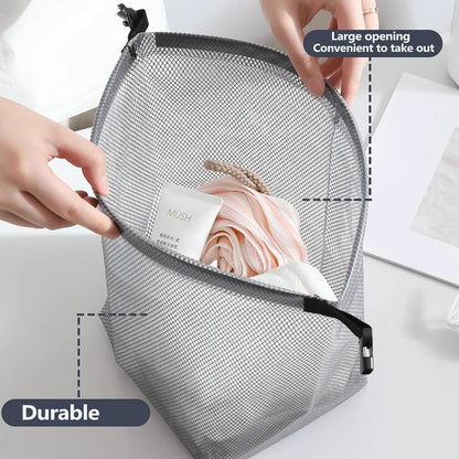 2-Pack Waterproof Travel Toiletry Bag, Makeup Organizer & Storage Pouch