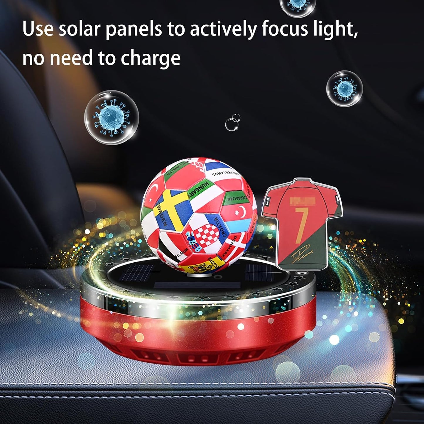 Universal Football jersey Solar Perfume dashboard Scent Air Aroma Essential Oil Diffuser